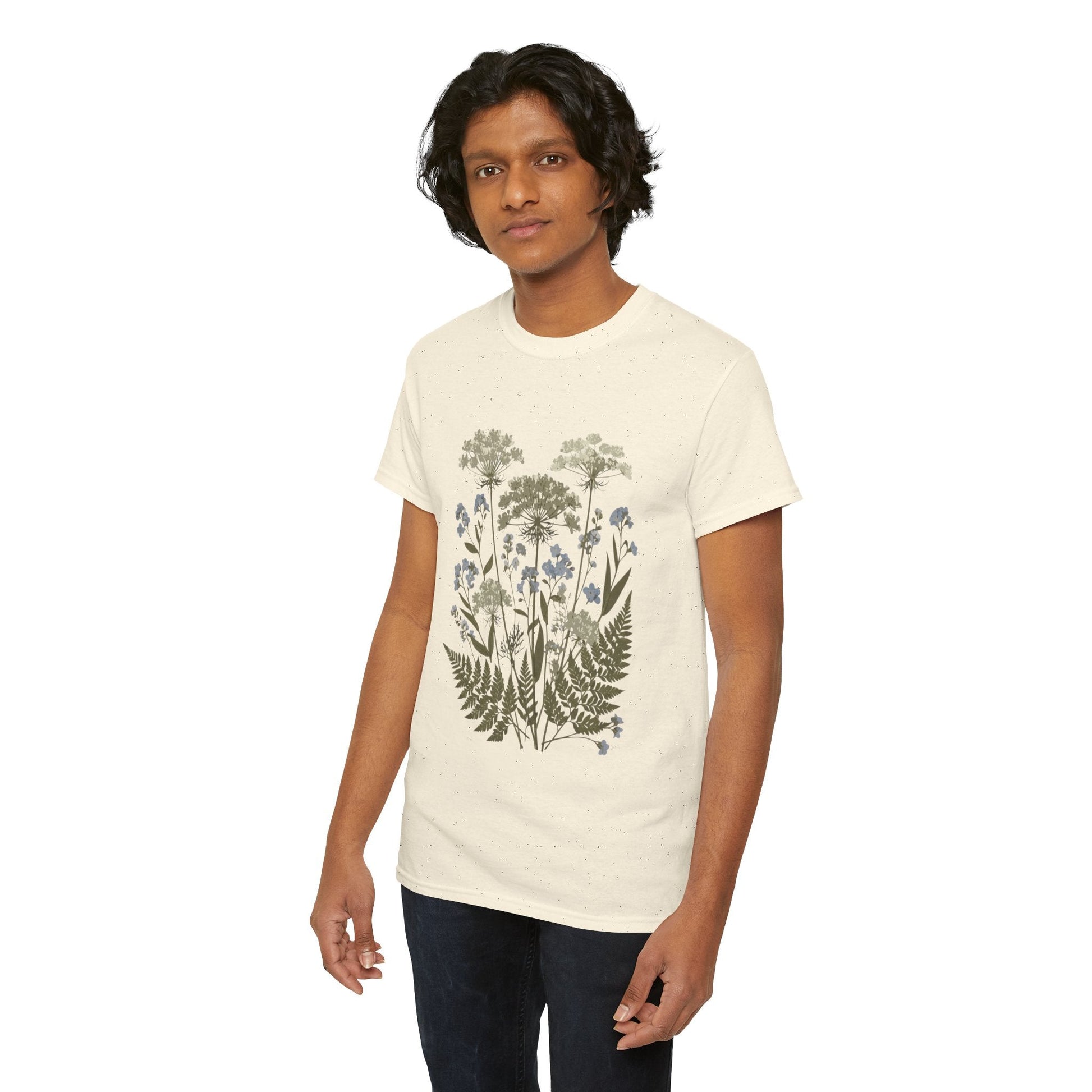 Botanical Art Unisex Heavy Cotton Tee Printify