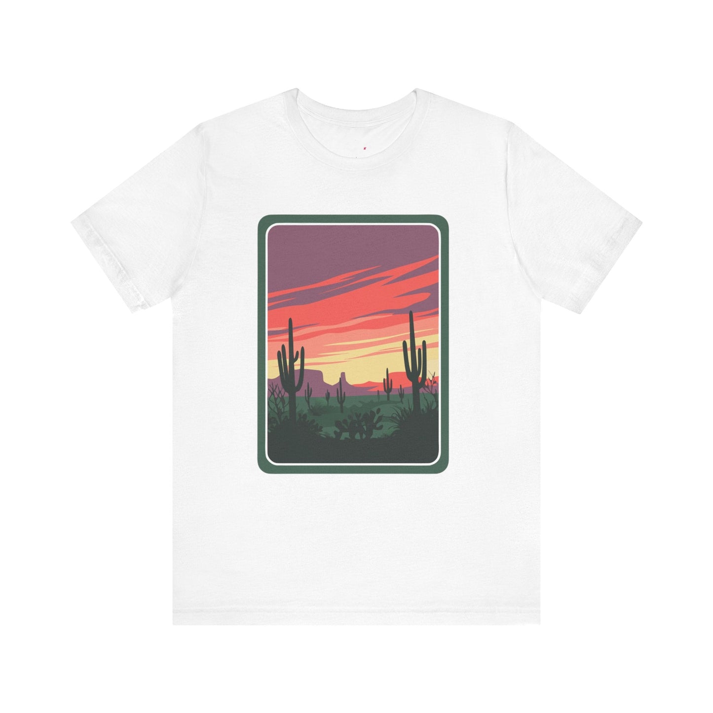 Desert Sunset Tee | Boho Style, Unisex Short Sleeve Shirt, Nature Lover Gift, Adventure Apparel, Outdoor Exploration Clothing Printify