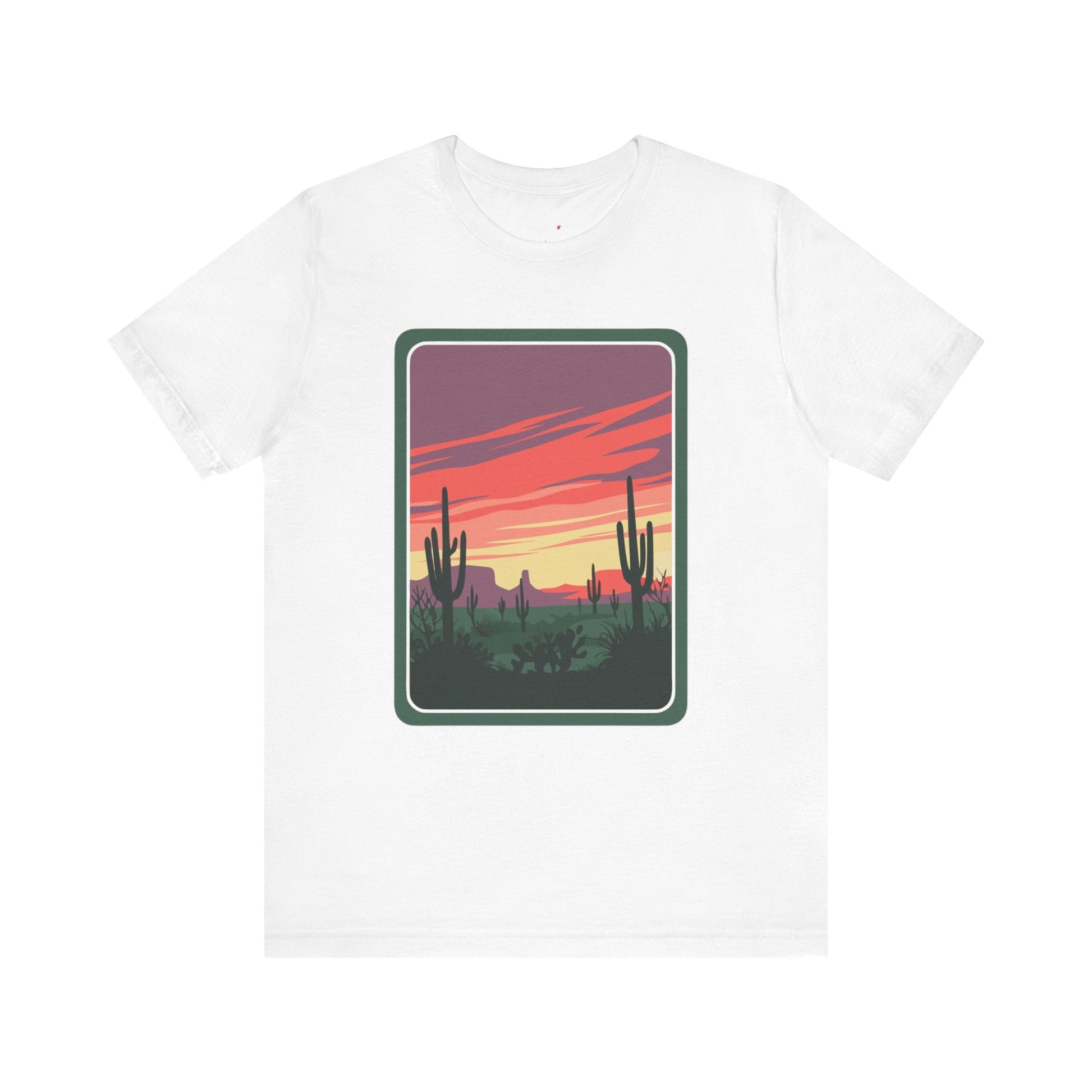 Desert Sunset Tee | Boho Style, Unisex Short Sleeve Shirt, Nature Lover Gift, Adventure Apparel, Outdoor Exploration Clothing Printify