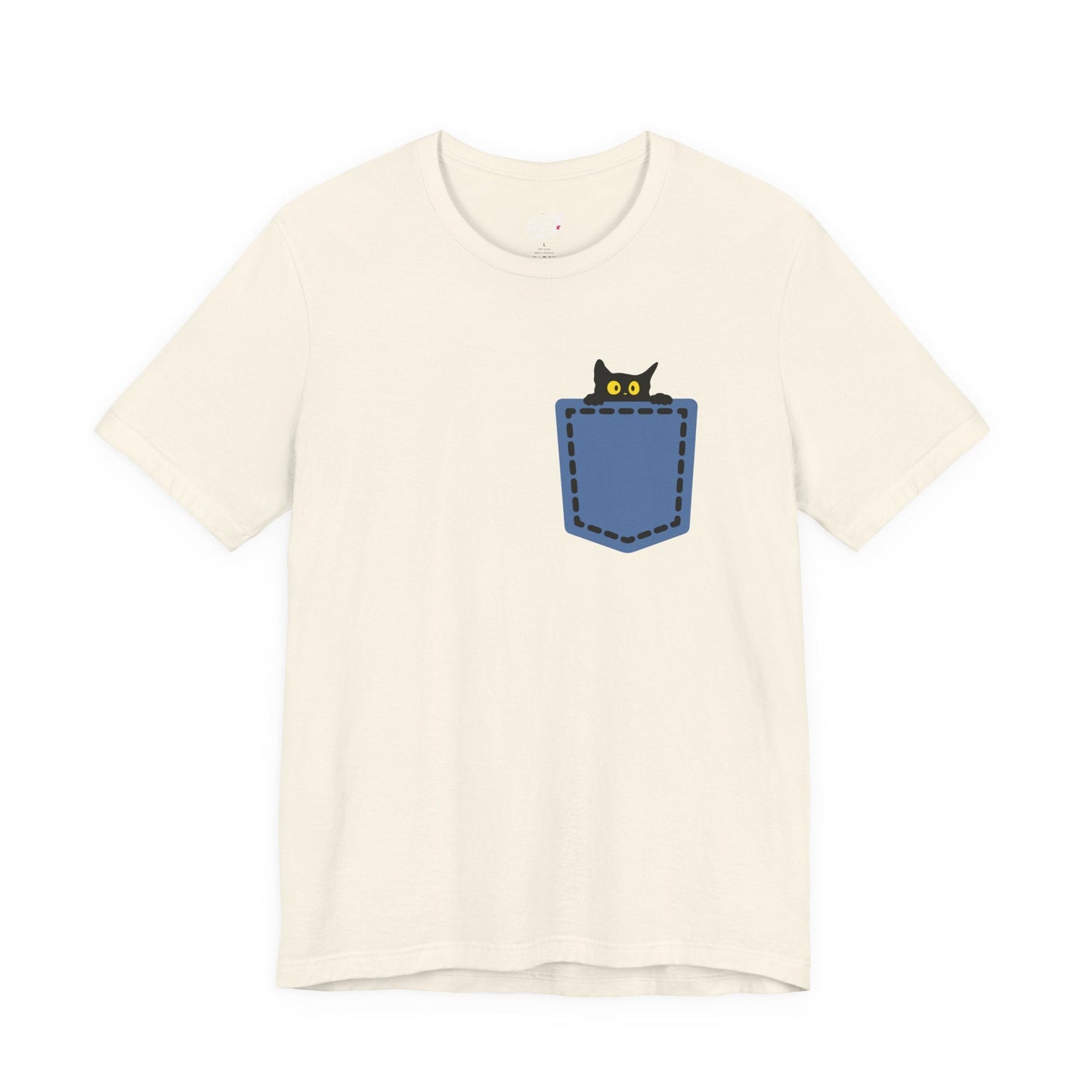 Cat Pocket Tee Boho Wear