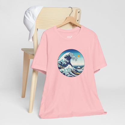 Ocean Wave Graphic Tee - Perfect for Beach Lovers, Summer Vibes, Casual Outfits, Gift for Surfers, Eco-Friendly Fashion Boho Wear