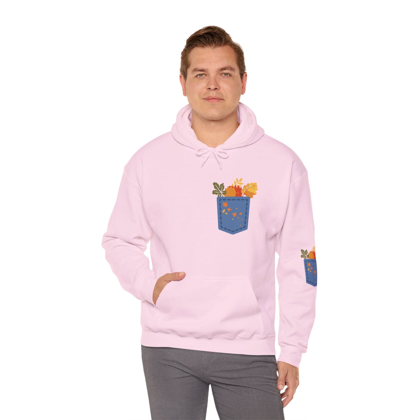 Floral Pocket Hoodie - Cozy Unisex Sweatshirt for Gardening Lovers Boho Wear