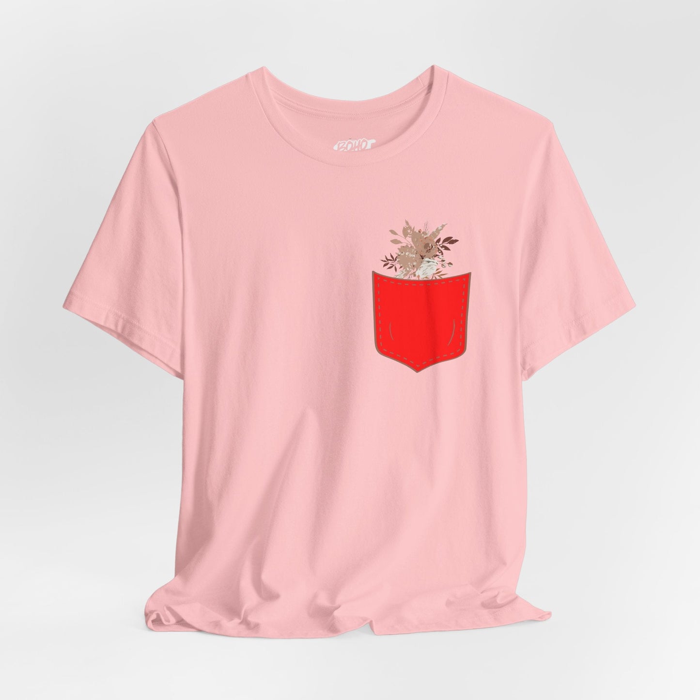 Pocket and Dry Flowers Tee Boho Wear
