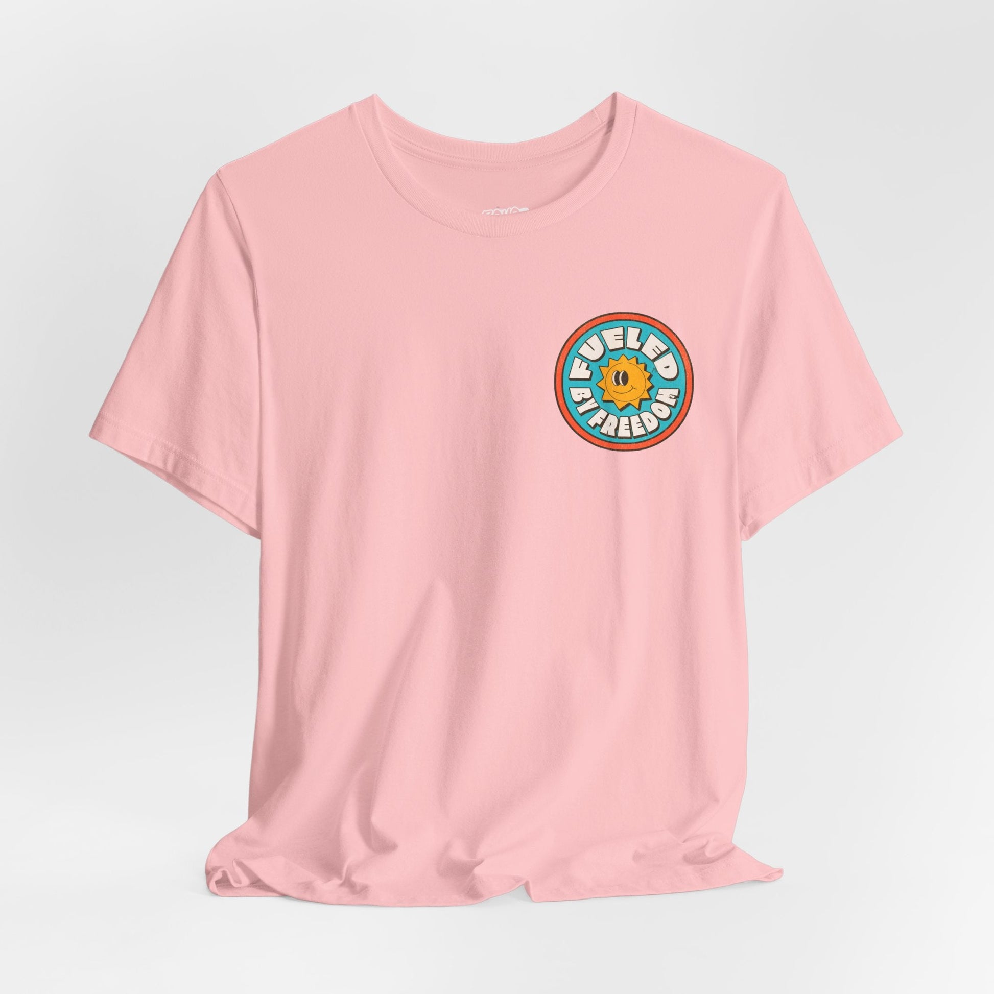 T-Shirt Fueled by Freedom Graphic Tee Printify