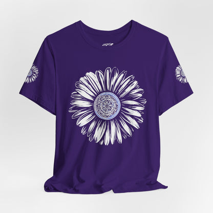 Boho Blue Mandala Tee Boho Wear
