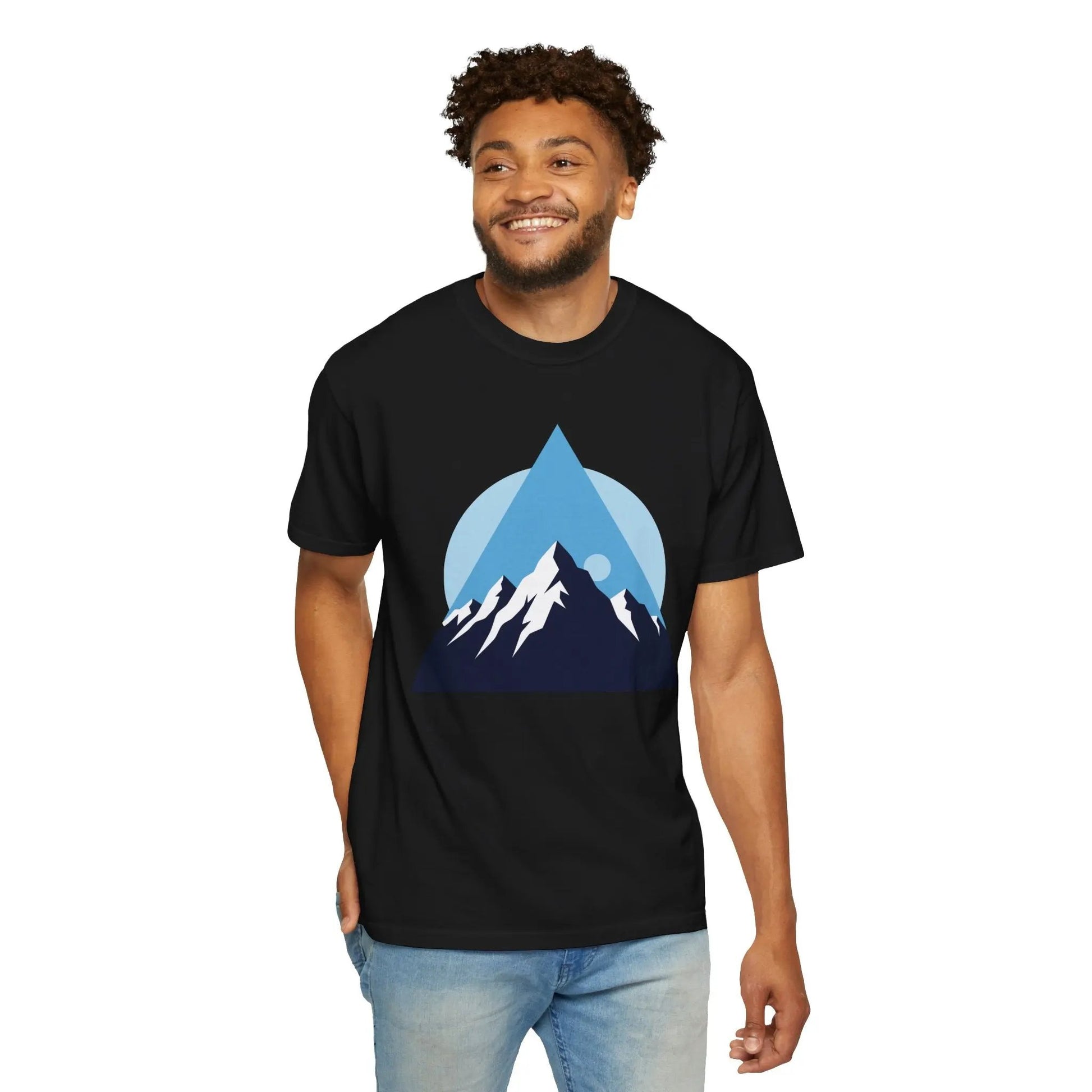 Mountain Adventure Unisex Garment-Dyed T-shirt | Nature Lover Shirt, Outdoor Gift, Hiking Tee, Graphic Tee, Travel Apparel Boho Wear