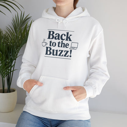 Hooded Sweatshirt - 'back to the buzz' Design Printify
