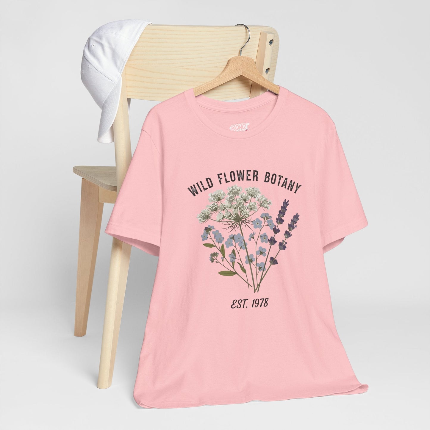 Wild Flower Botany Unisex Tee - Nature-Inspired Floral Shirt Boho Wear