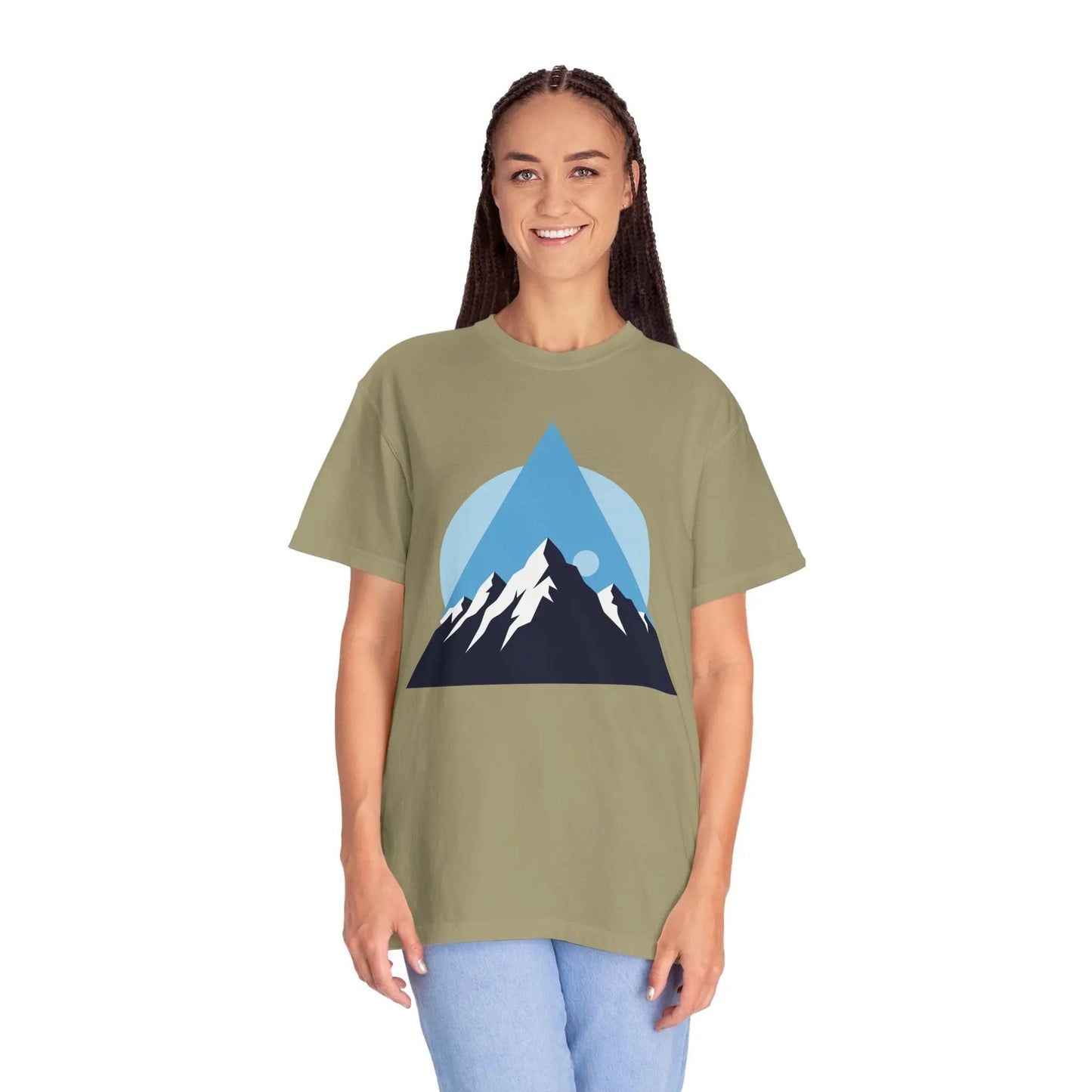 Mountain Adventure Unisex Garment-Dyed T-shirt | Nature Lover Shirt, Outdoor Gift, Hiking Tee, Graphic Tee, Travel Apparel Boho Wear