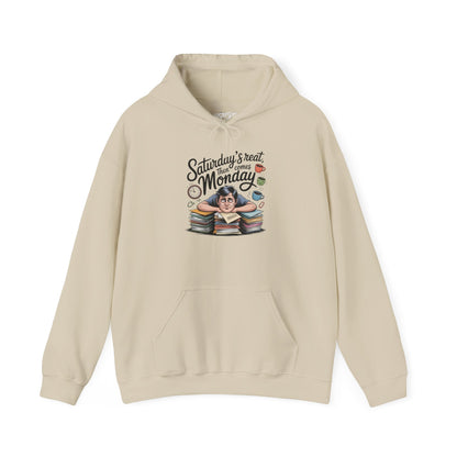 Funny Saturday's Relax Then Comes Monday Hoodie Boho Wear
