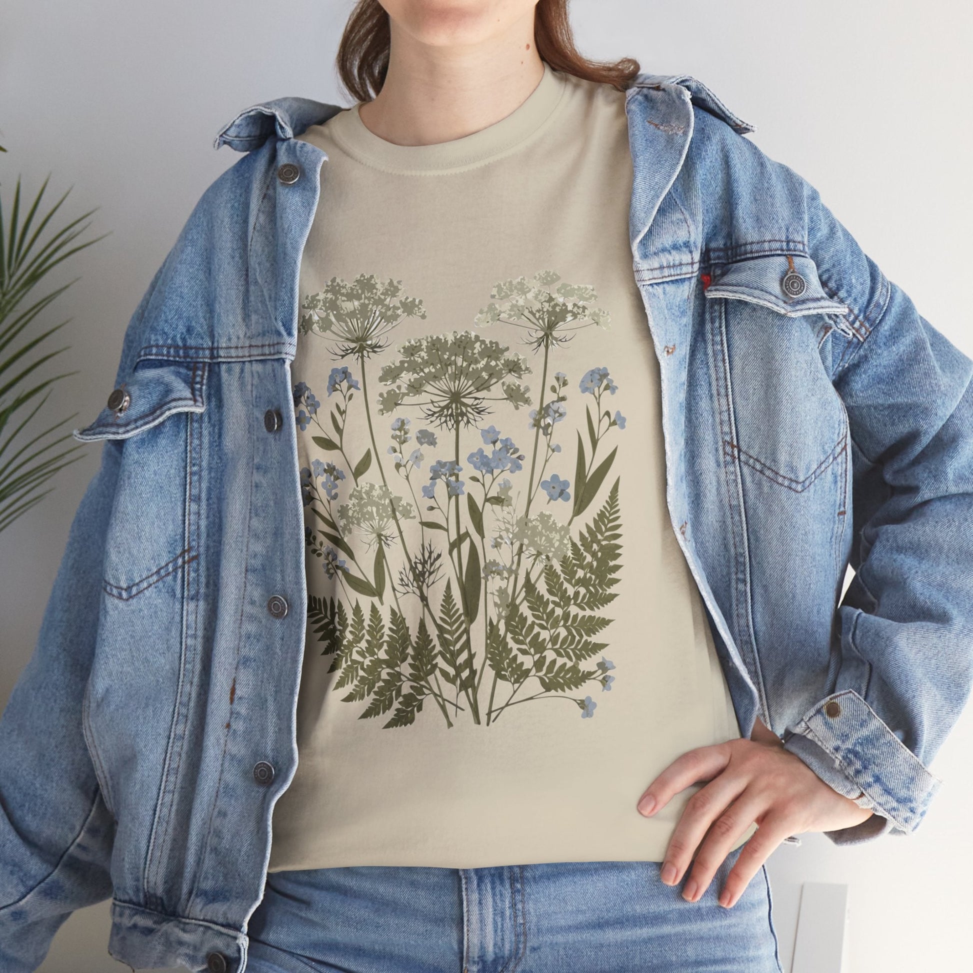 Botanical Art Unisex Heavy Cotton Tee Printify