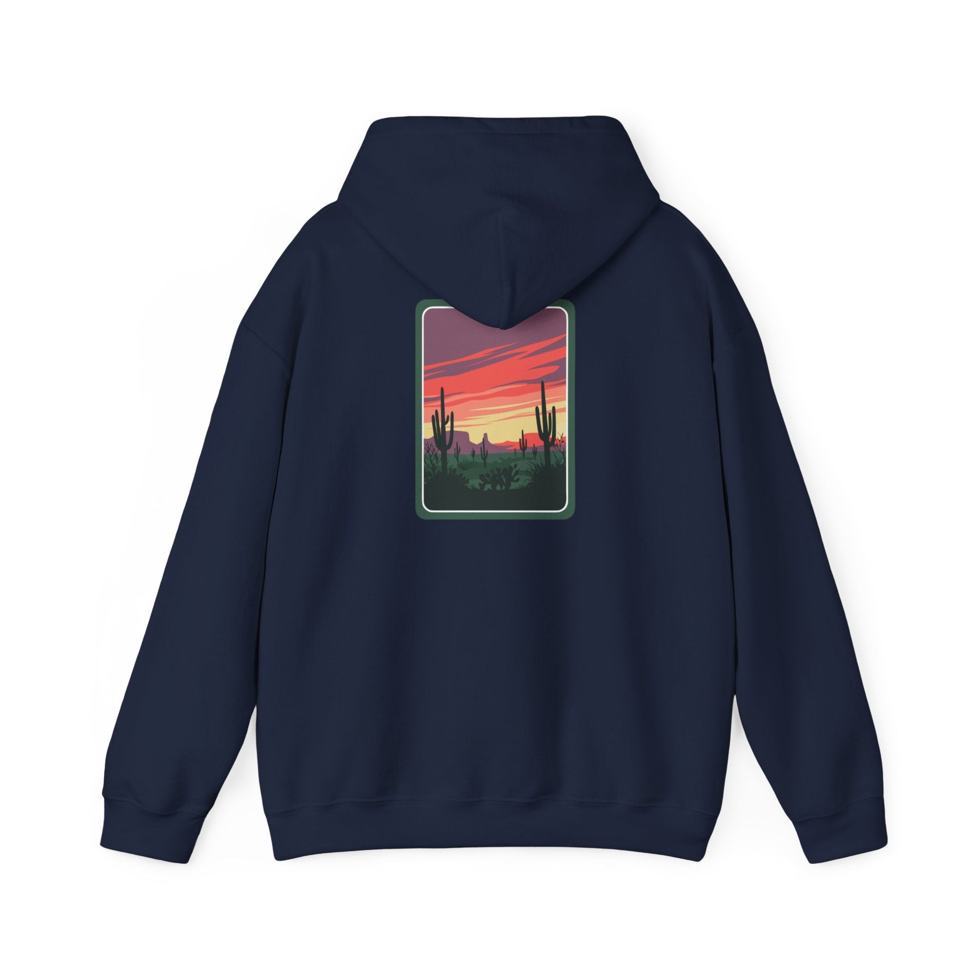 Desert Sunset Hoodie - Cozy Unisex Sweatshirt for Outdoor Lovers, Perfect for Gifts, Travel, Camping, and Relaxation Printify