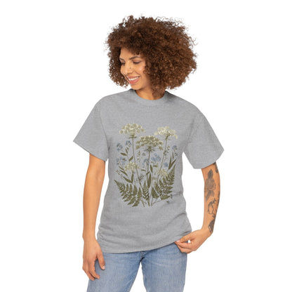 Botanical Art Unisex Heavy Cotton Tee Printify