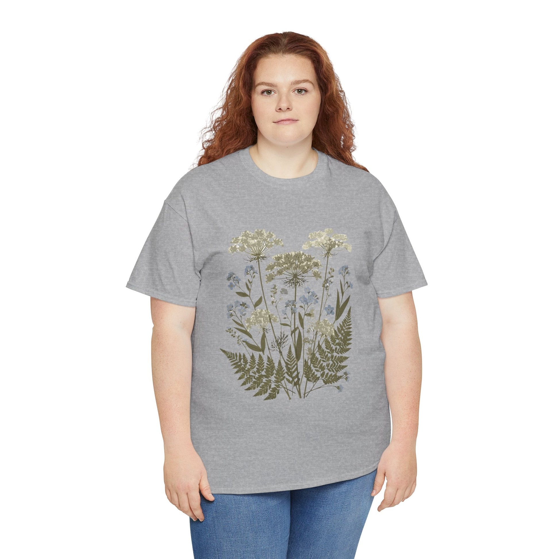 Botanical Art Unisex Heavy Cotton Tee Printify