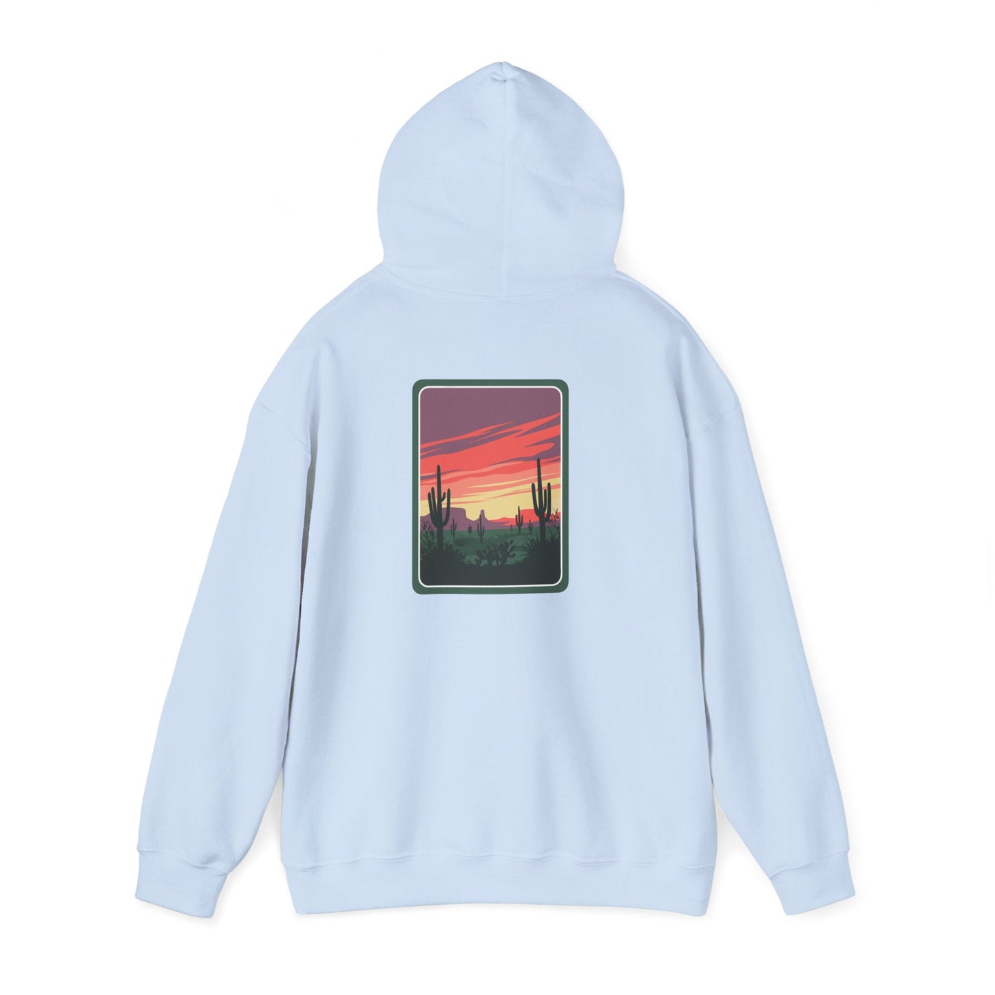 Desert Sunset Hoodie - Cozy Unisex Sweatshirt for Outdoor Lovers, Perfect for Gifts, Travel, Camping, and Relaxation Boho Wear