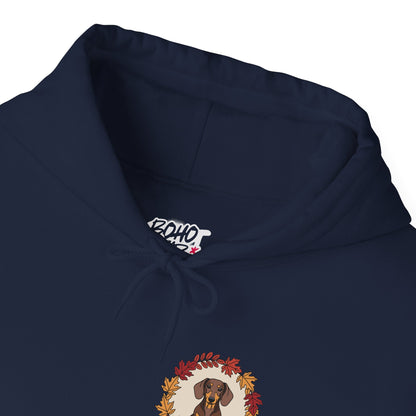 Dog Lover's Autumn Hoodie, Cozy Fall Sweatshirt, Pet Parent Gift, Seasonal Fashion, Unisex Pullover for Dog Owners Printify