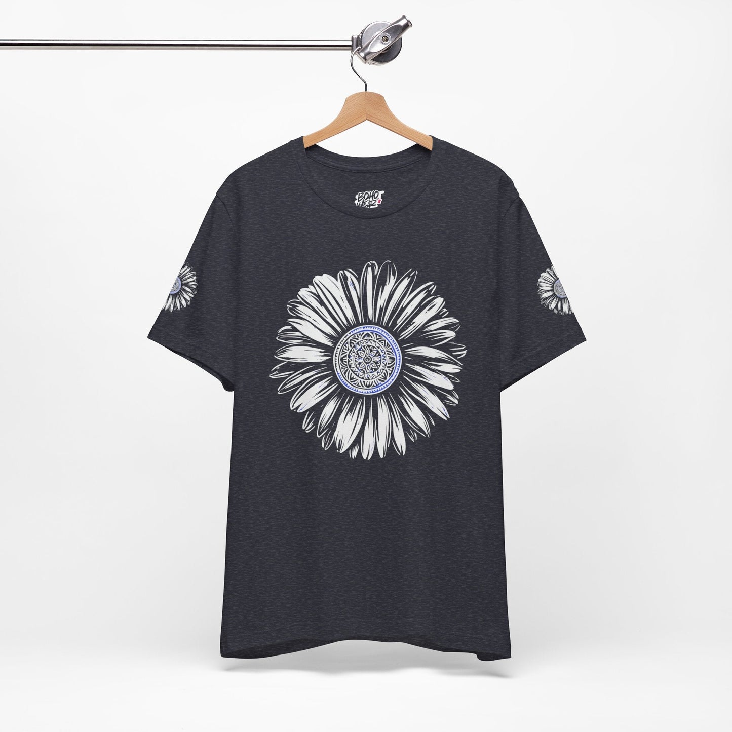 Boho Blue Mandala Tee Boho Wear
