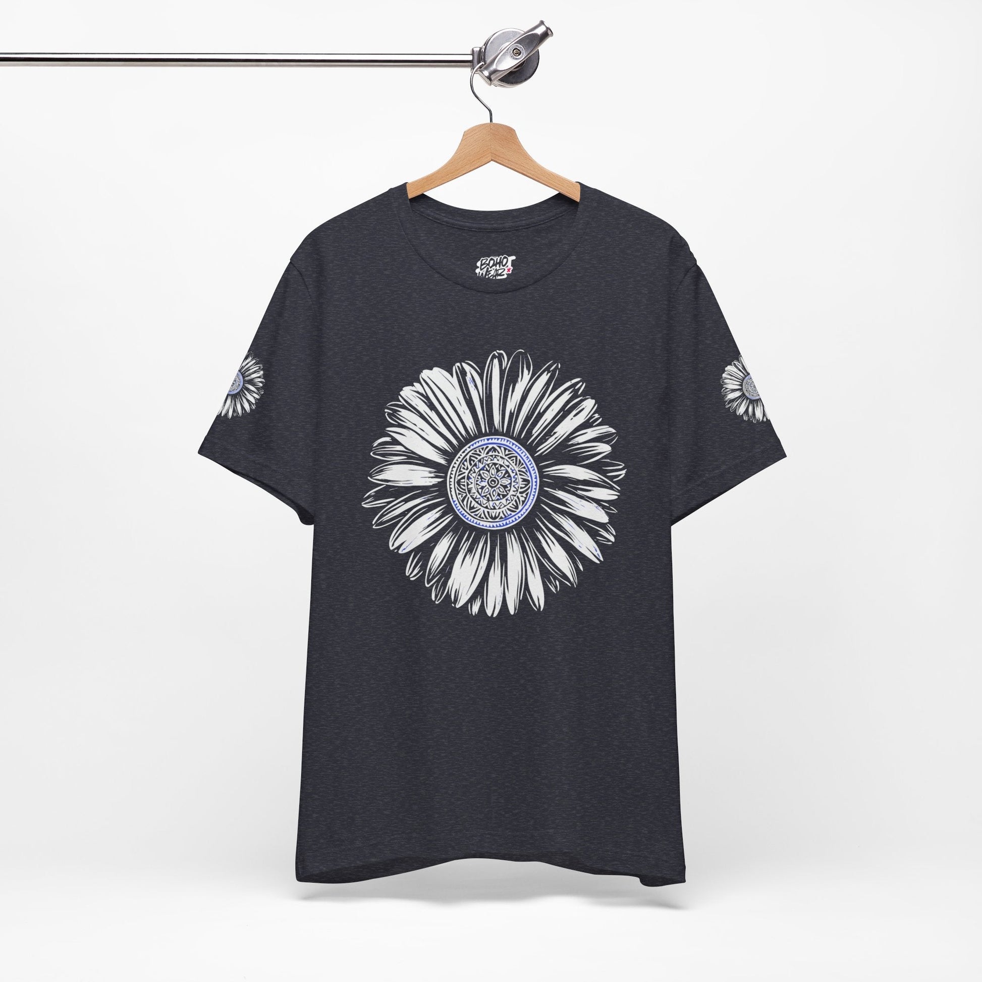 Boho Blue Mandala Tee Boho Wear