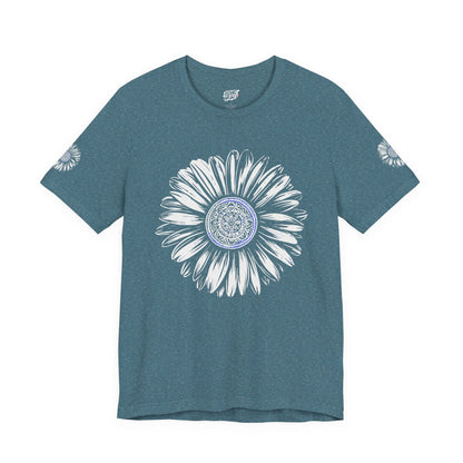 Boho Blue Mandala Tee Boho Wear