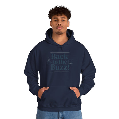 Hooded Sweatshirt - 'back to the buzz' Design Printify