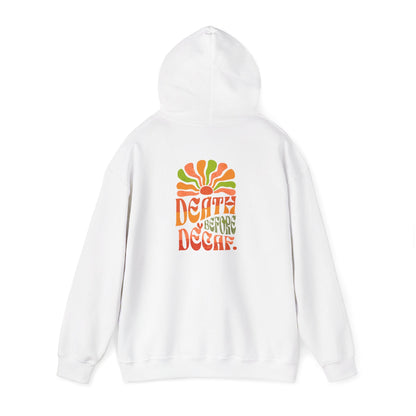 Colorful Retro Hoodie - Perfect for Cozy Days and Celebrations Printify