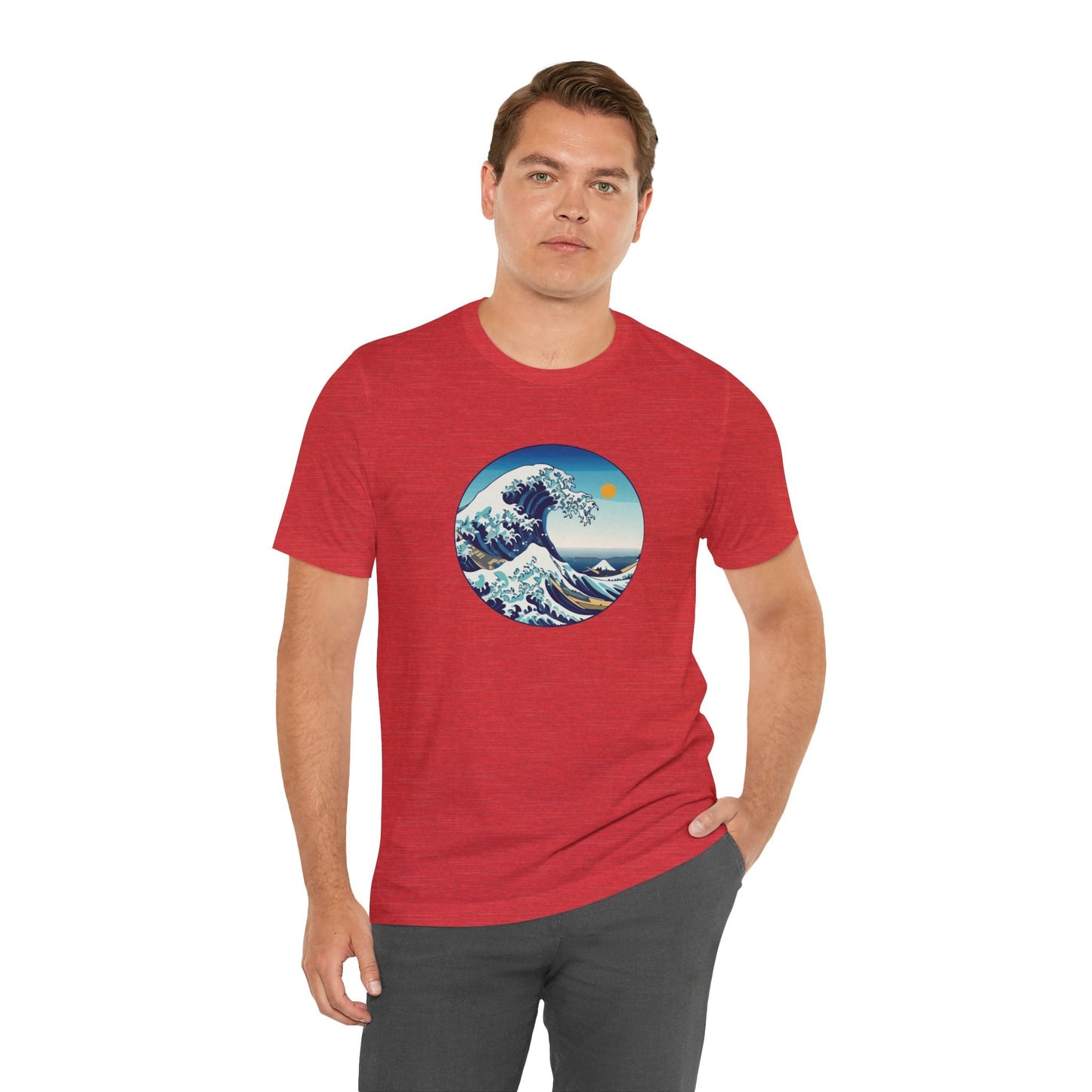 Ocean Wave Graphic Tee - Perfect for Beach Lovers, Summer Vibes, Casual Outfits, Gift for Surfers, Eco-Friendly Fashion Boho Wear