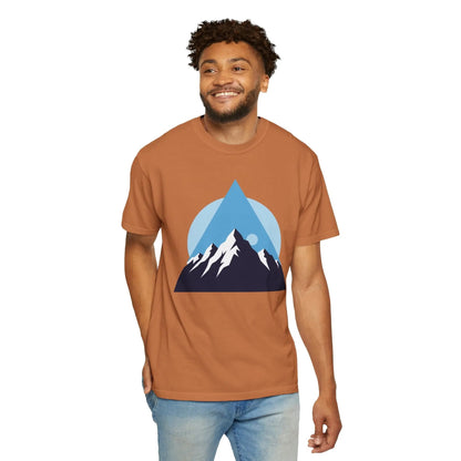 Mountain Adventure Unisex Garment-Dyed T-shirt | Nature Lover Shirt, Outdoor Gift, Hiking Tee, Graphic Tee, Travel Apparel Boho Wear