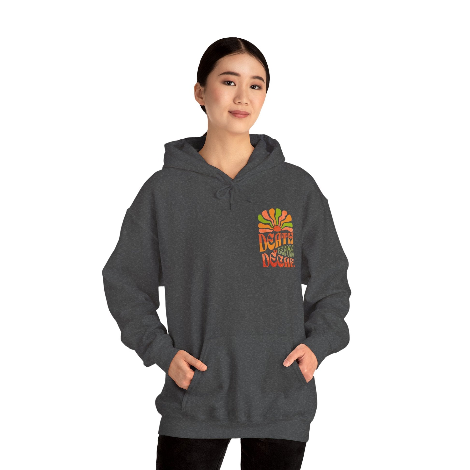 Colorful Retro Hoodie - Perfect for Cozy Days and Celebrations Printify