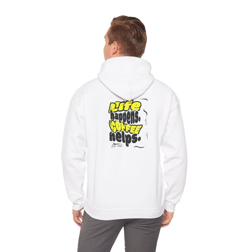 Coffee Helps Hoodie Printify