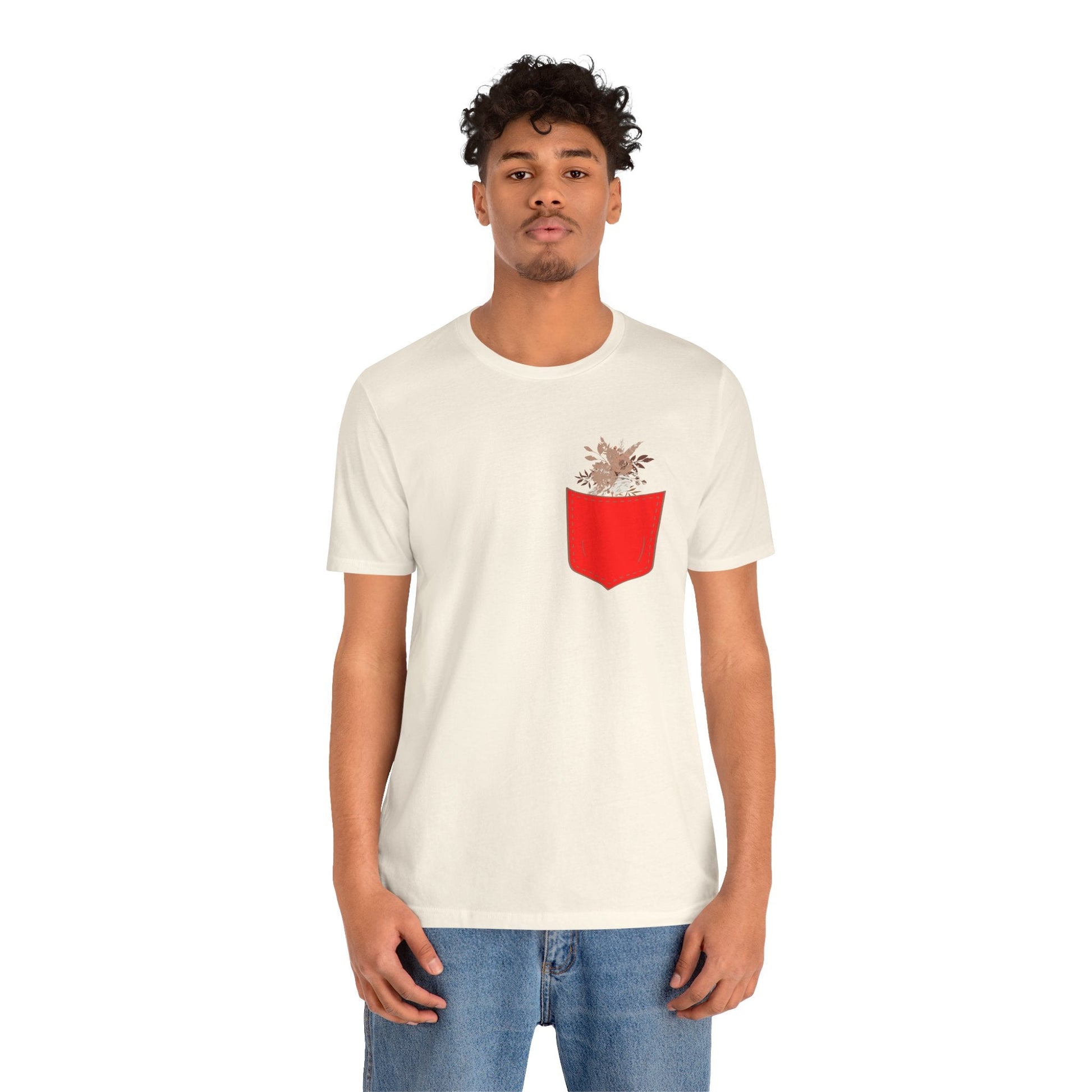 Pocket and Dry Flowers Tee Printify