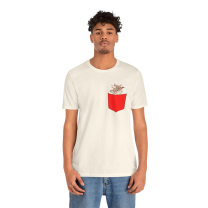 Pocket and Dry Flowers Tee Printify