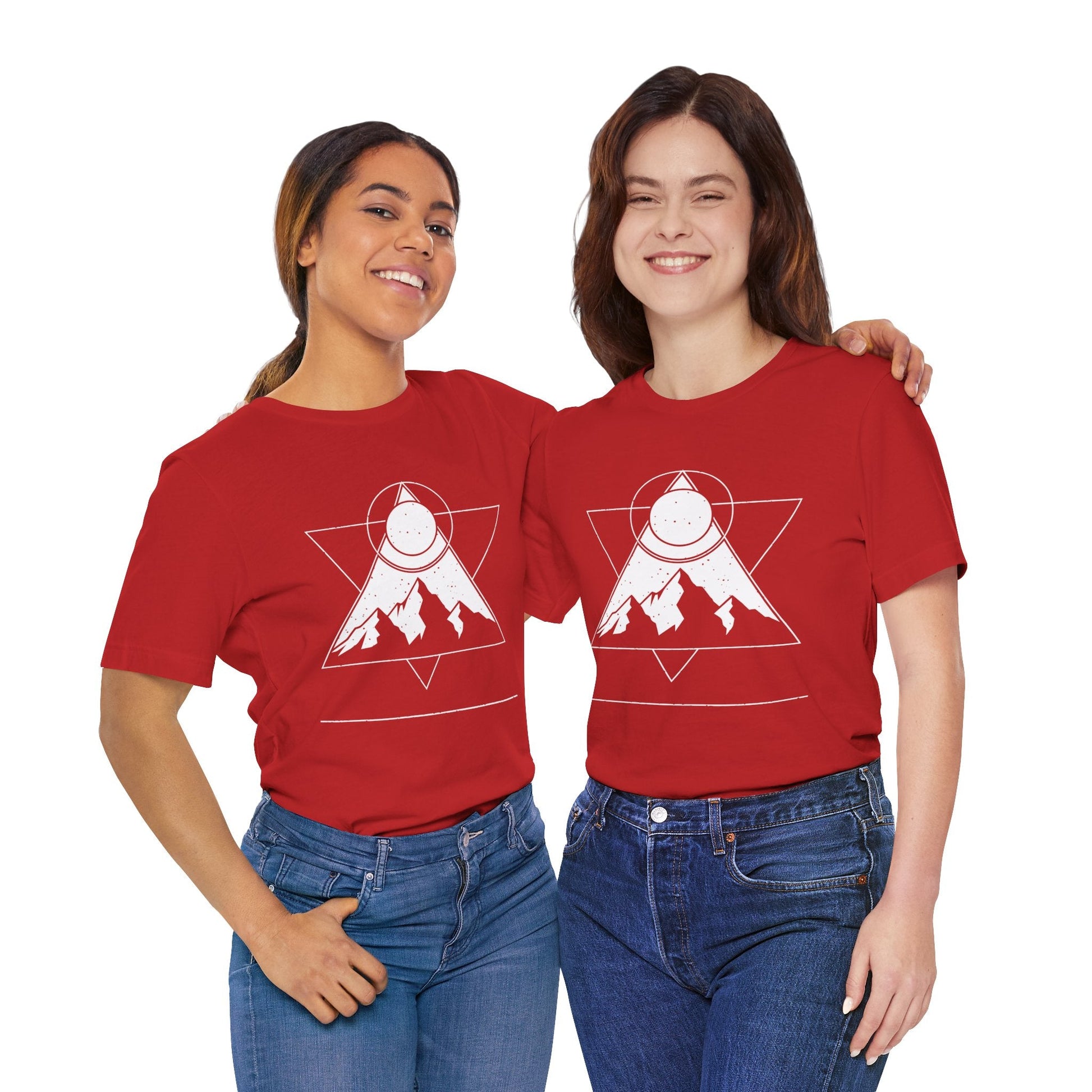 Mountain Sun Graphic Tee, Nature Lover Shirt, Outdoorsy Gift, Bohemian Style T-Shirt, Adventure, Unisex Jet Black Tee Printify