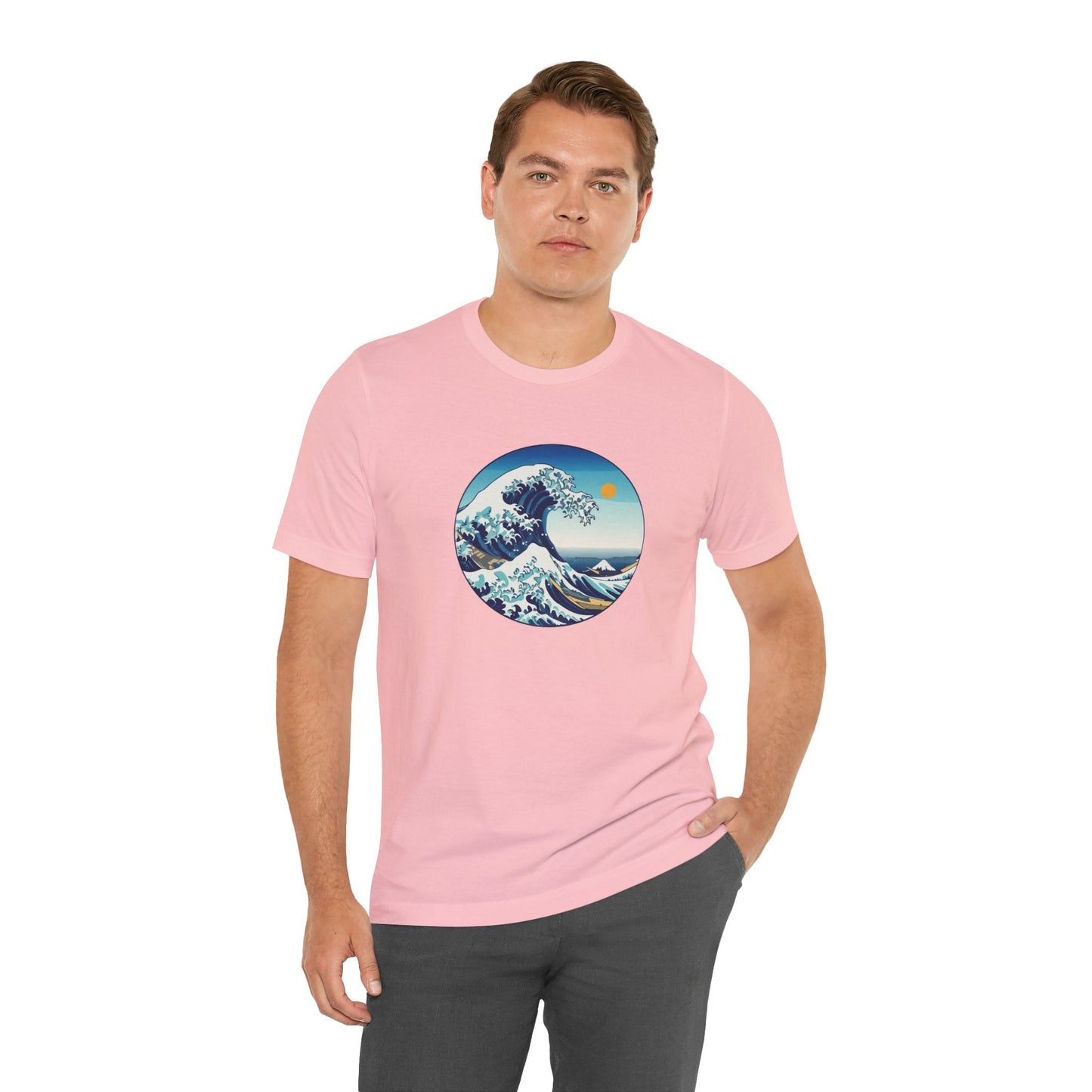 Ocean Wave Graphic Tee - Perfect for Beach Lovers, Summer Vibes, Casual Outfits, Gift for Surfers, Eco-Friendly Fashion Boho Wear