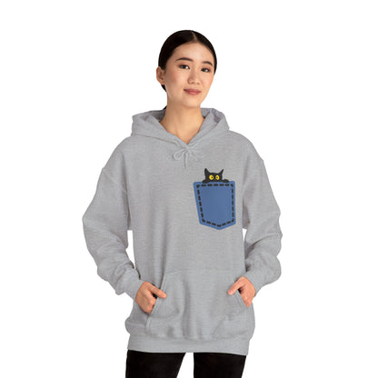 Cat Pocket Hoodie | Cute Cat Lover Gift, Unisex Printify