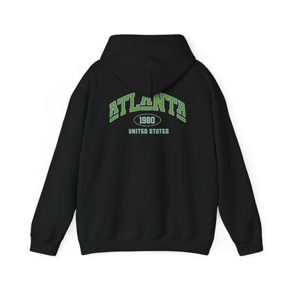 Atlanta Vintage Hooded Sweatshirt - Cozy Casual Wear for Every Occasion, Unisex Sweatshirt, Retro Hoodie, Gift for Atlanta Fans Boho Wear