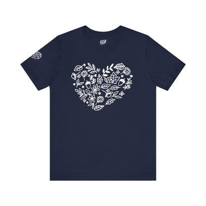 Floral Heart Tee Printify
