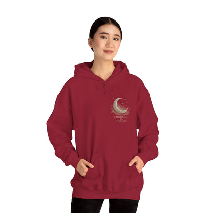 Space Embrace Hoodie Sweatshirt Printify
