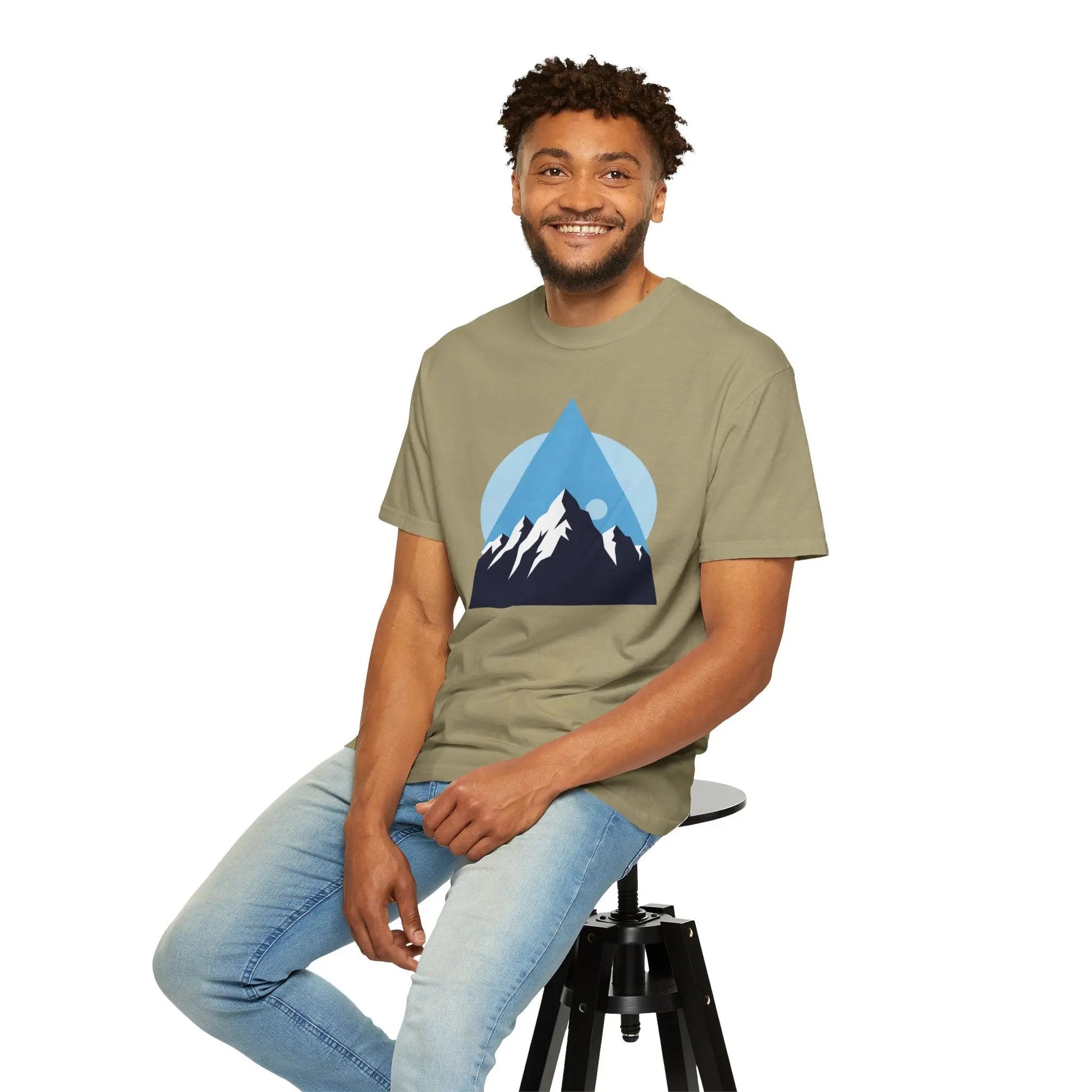 Mountain Adventure Unisex Garment-Dyed T-shirt | Nature Lover Shirt, Outdoor Gift, Hiking Tee, Graphic Tee, Travel Apparel Boho Wear