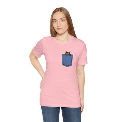 Cat Pocket Tee Boho Wear