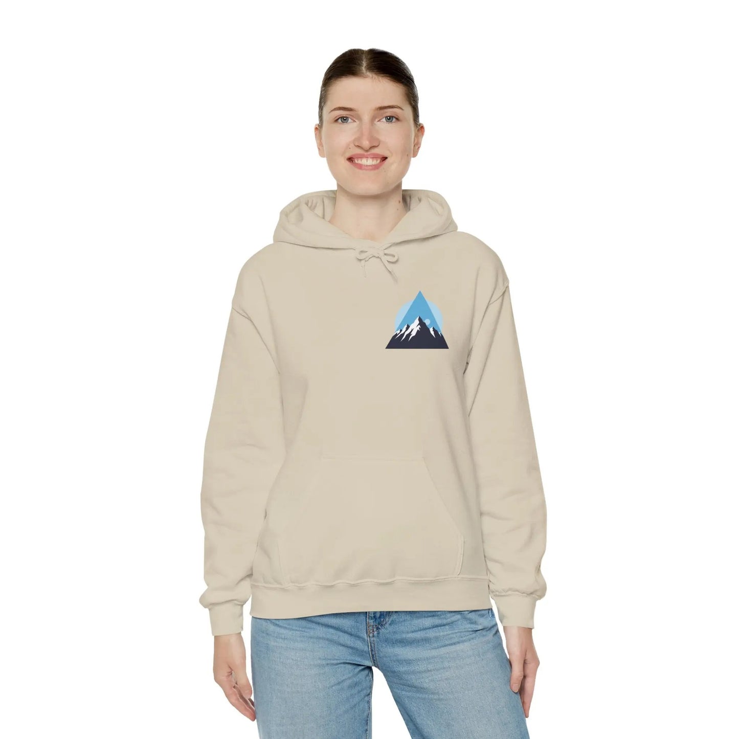Mountain Adventure Unisex Hooded Sweatshirt - Cozy Gift for Nature Lovers, Casual Wear, Outdoor Fun, Hiking, Travel Printify