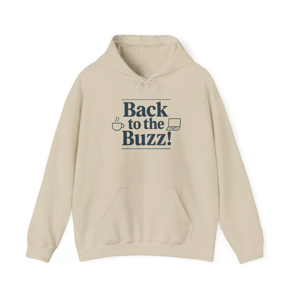 Hooded Sweatshirt - 'back to the buzz' Design Printify