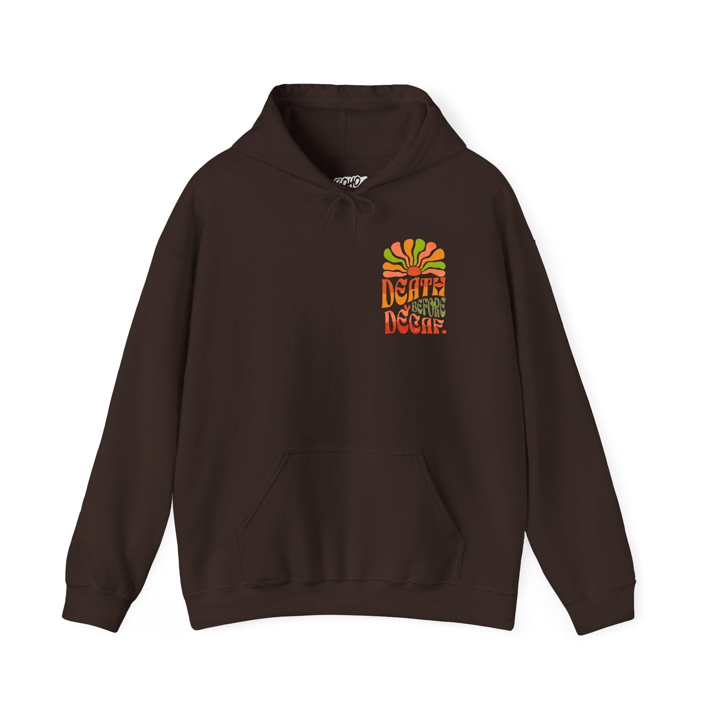 Colorful Retro Hoodie - Perfect for Cozy Days and Celebrations Printify