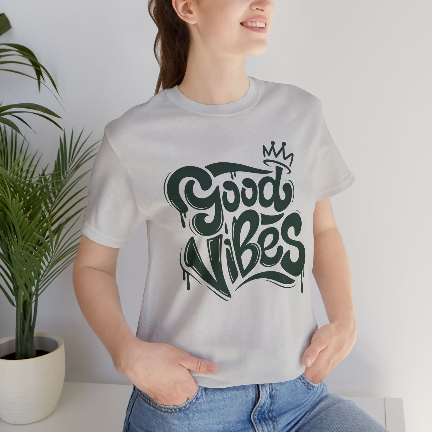 Good Vibes Unisex Jersey Tee Printify