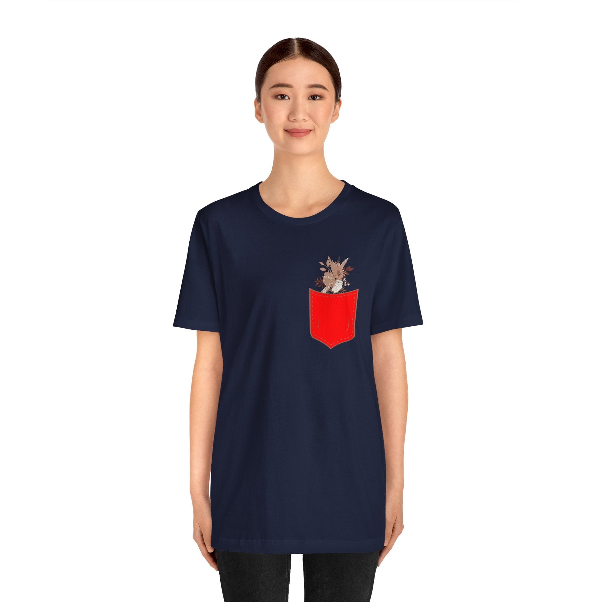 Pocket and Dry Flowers Tee Printify