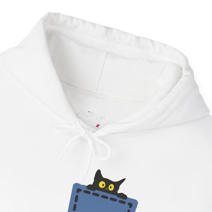 Cat Pocket Hoodie | Cute Cat Lover Gift, Unisex Printify