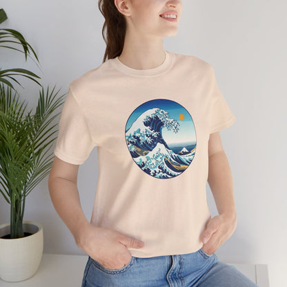 Ocean Wave Graphic Tee - Perfect for Beach Lovers, Summer Vibes, Casual Outfits, Gift for Surfers, Eco-Friendly Fashion Printify