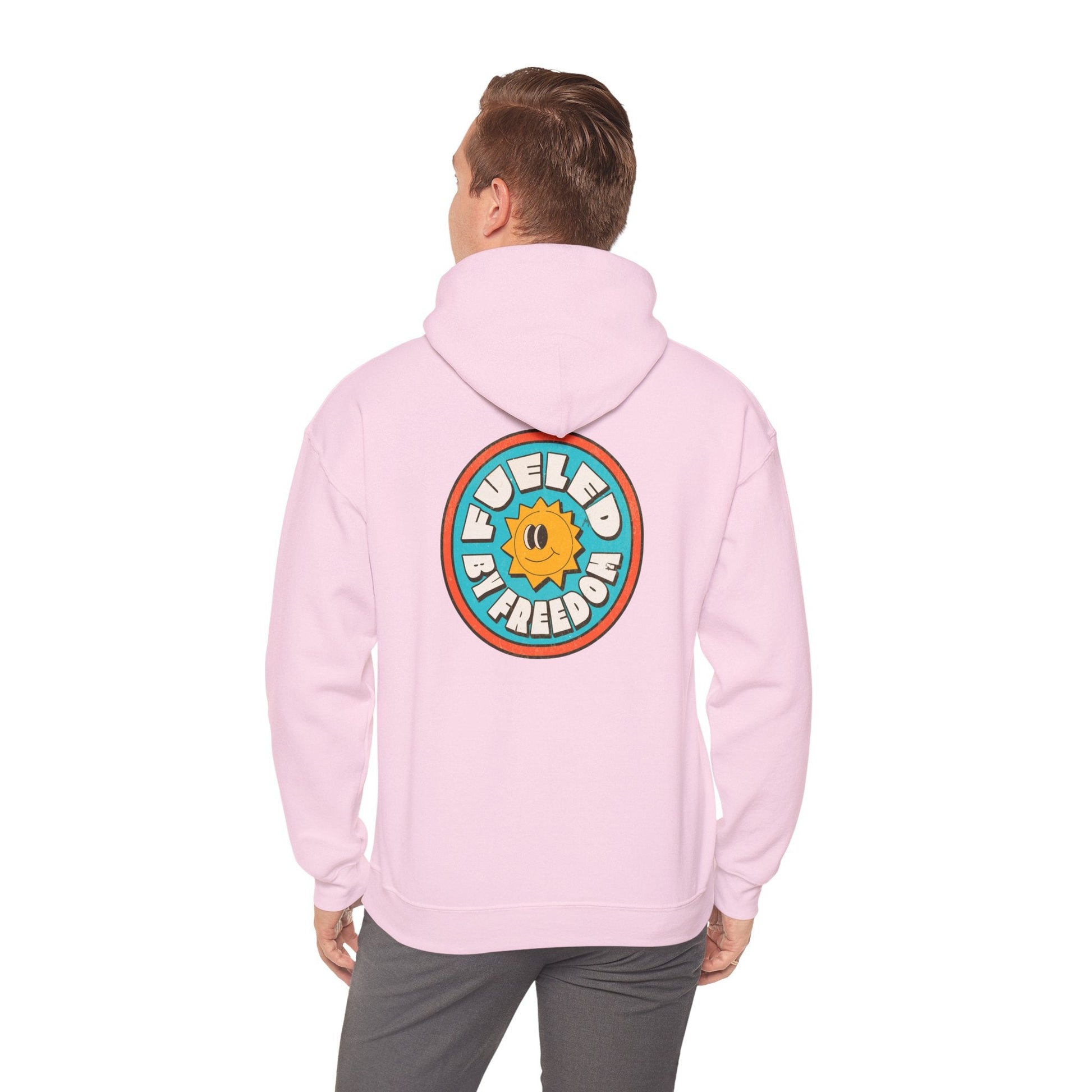 Hooded Sweatshirt Fueled by Freedom Boho Wear