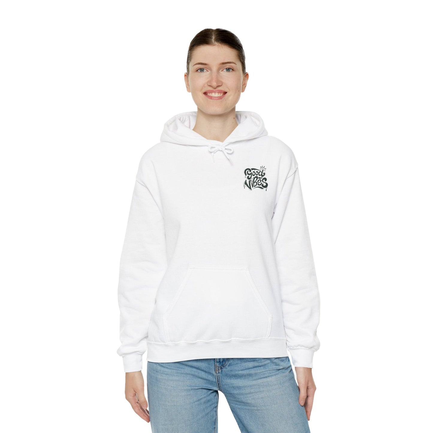 Good Vibes Unisex Heavy Blend Hoodie Printify