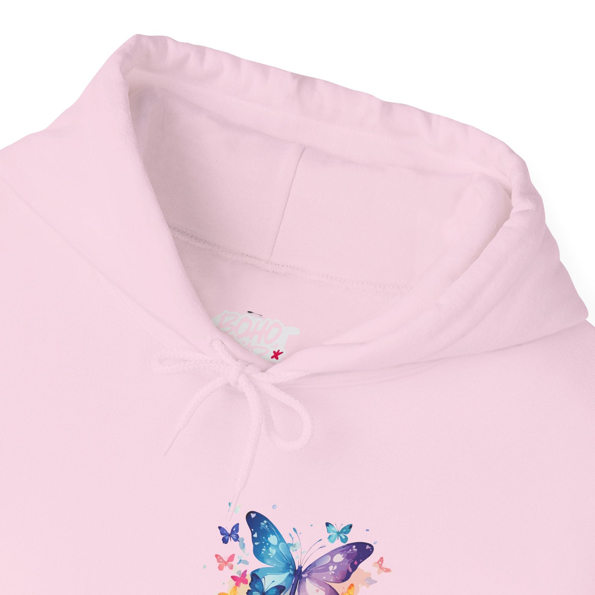 Colorful Butterfly Hoodie - Artistic Unisex Sweatshirt for Spring Adventures Printify