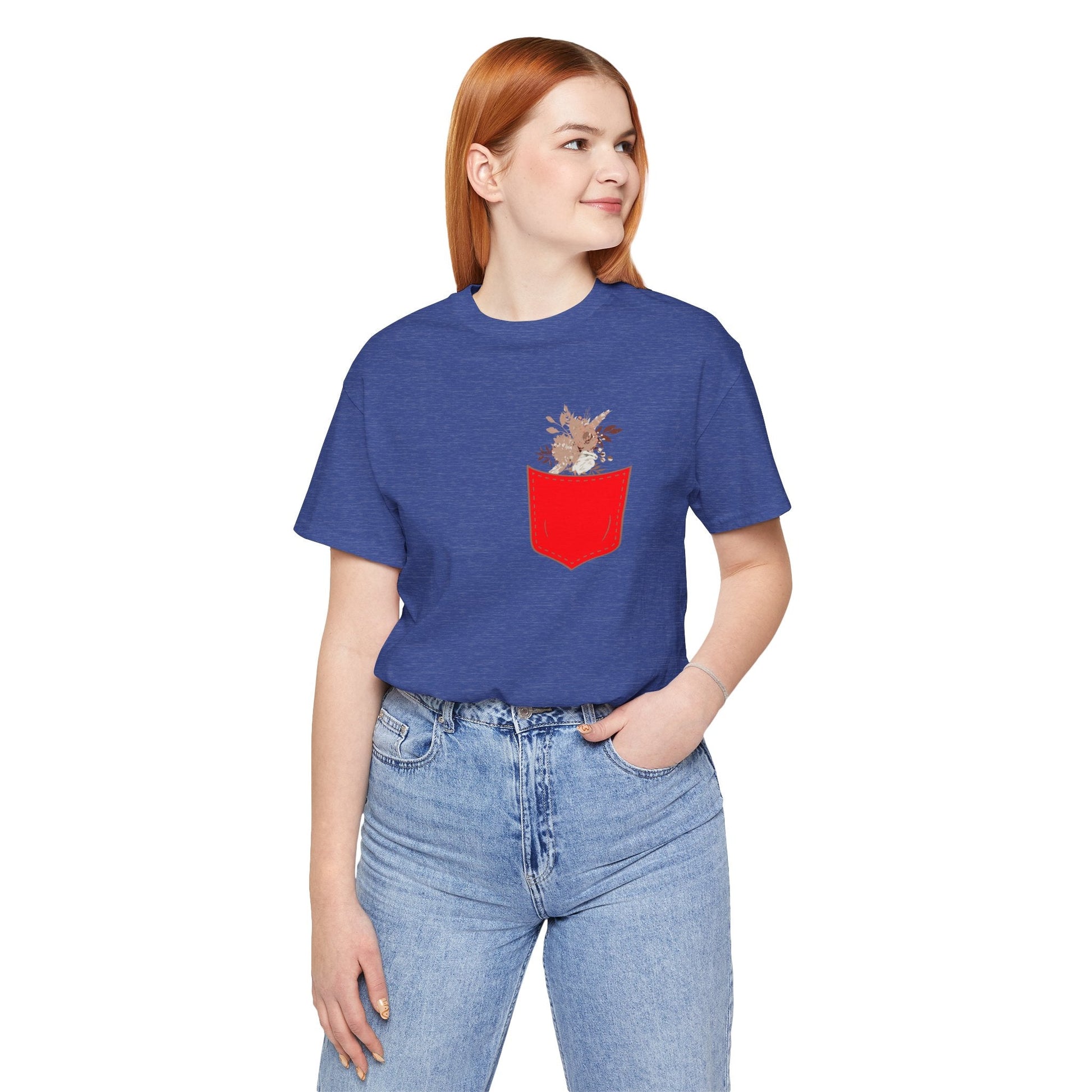 Pocket and Dry Flowers Tee Printify